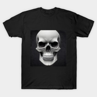 Black and White Skull T-Shirt